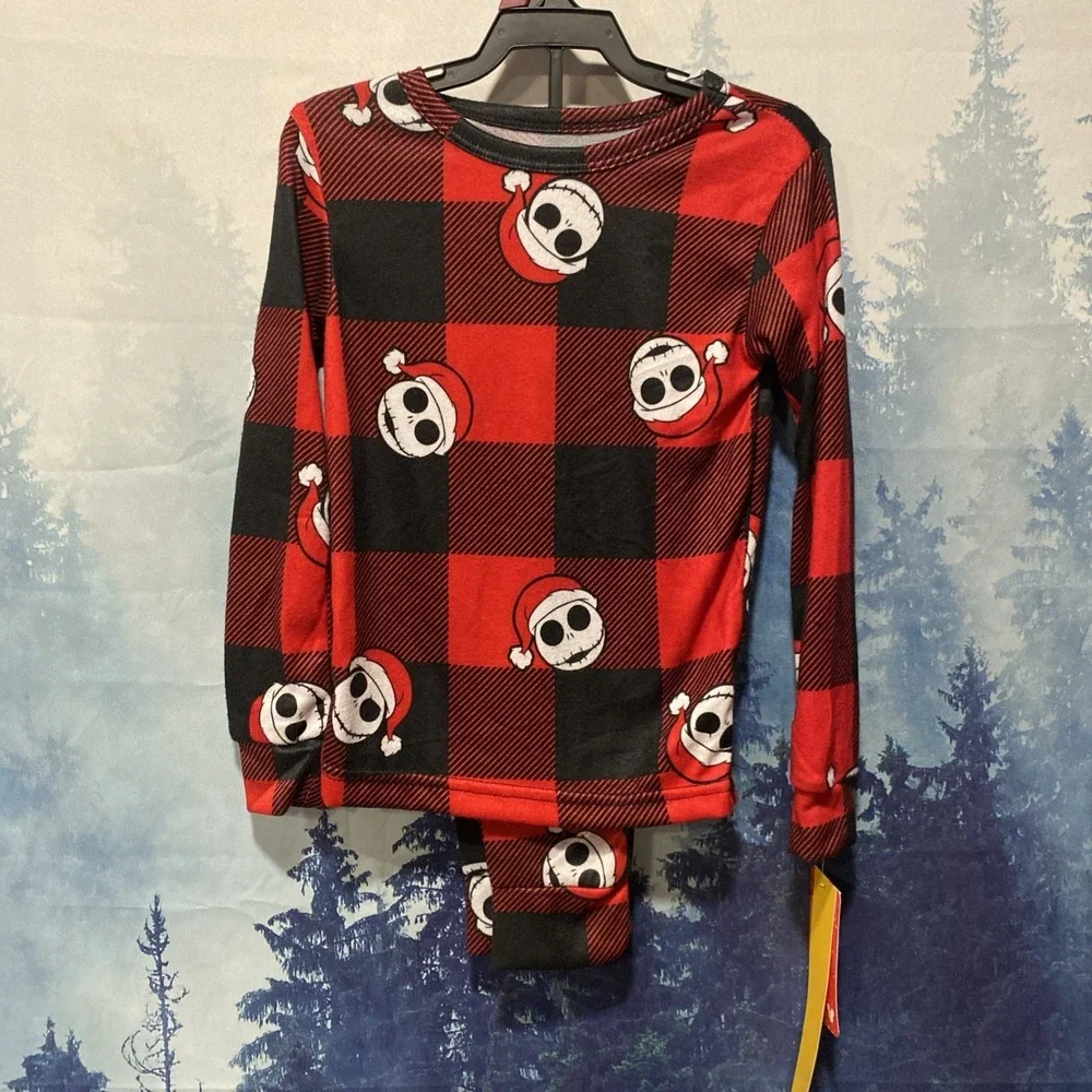Nightmare Before Christmas  Long Sleeve Pajamas Top & pants  2pc‎ Set Size 6 NEW